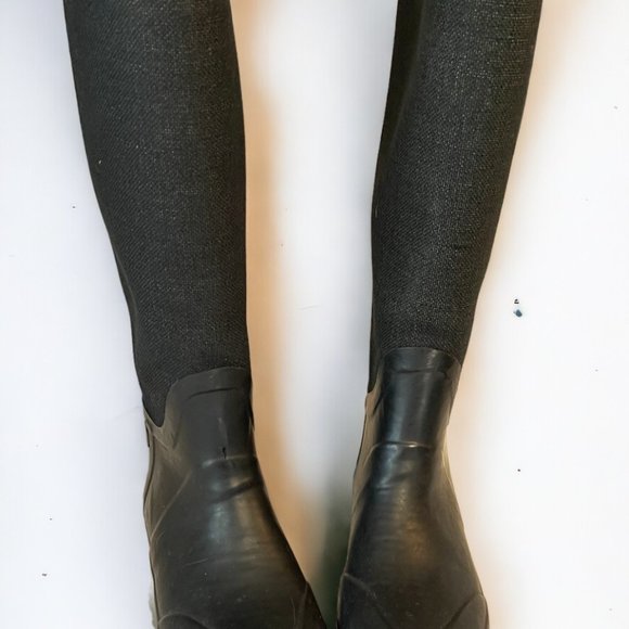 Hunter Lady N Women's Tall Dark Navy Hunter Rain Boots  Size 7-Excellent Cond - Picture 2 of 16